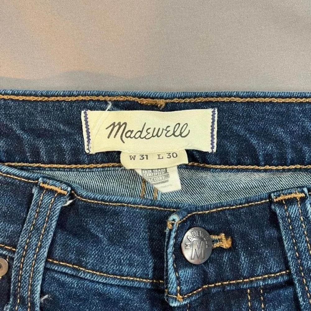 Madewell Mens Blue Slim Jeans‎ 31/30 Stretch Cotton Wool
